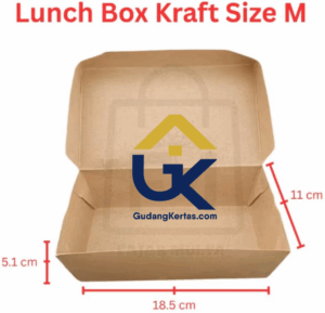 Lunch Box Kraft gudangkertas.com
